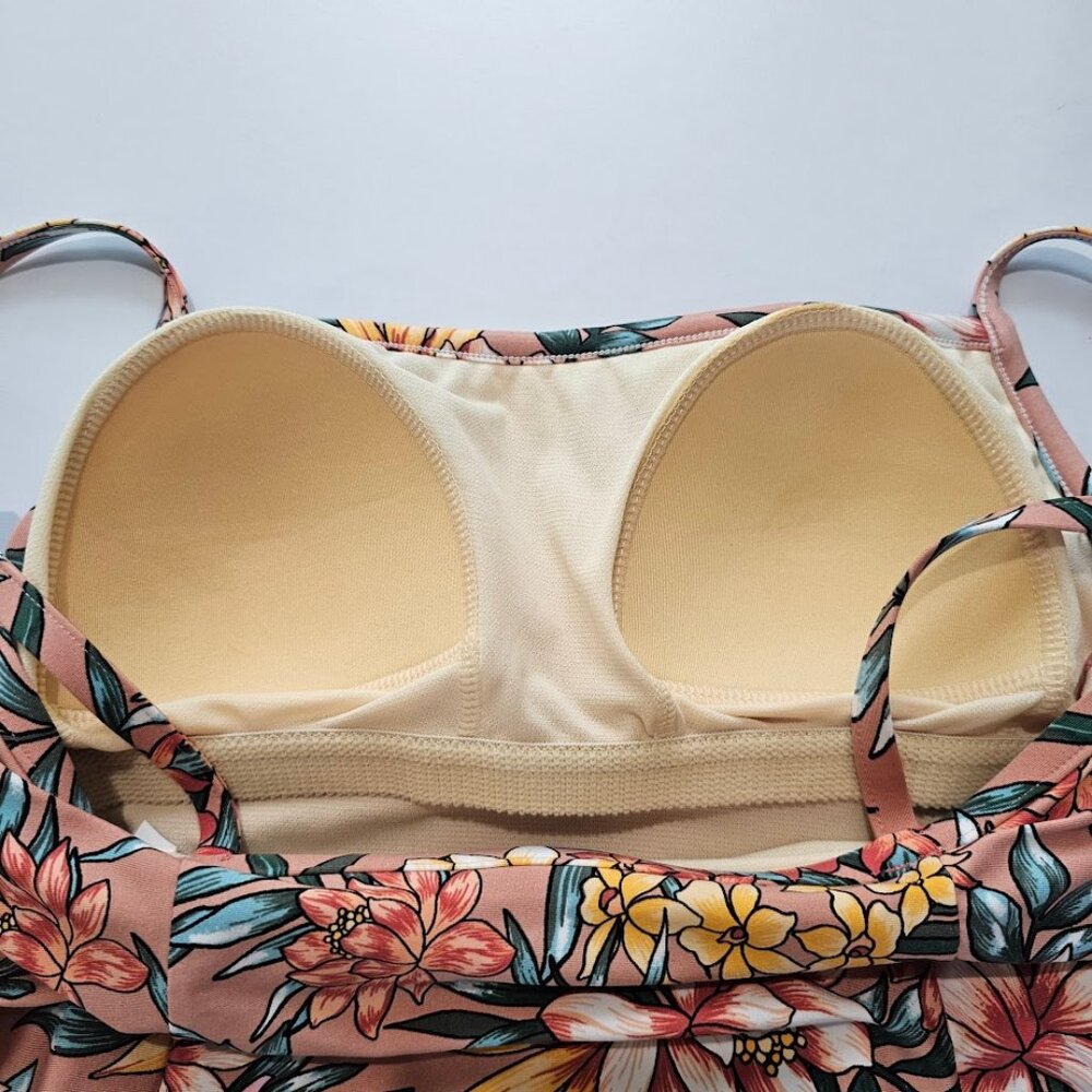 Swim Solutions Tummy-Control Empire Waist Swimdress - Picture 10 of 15